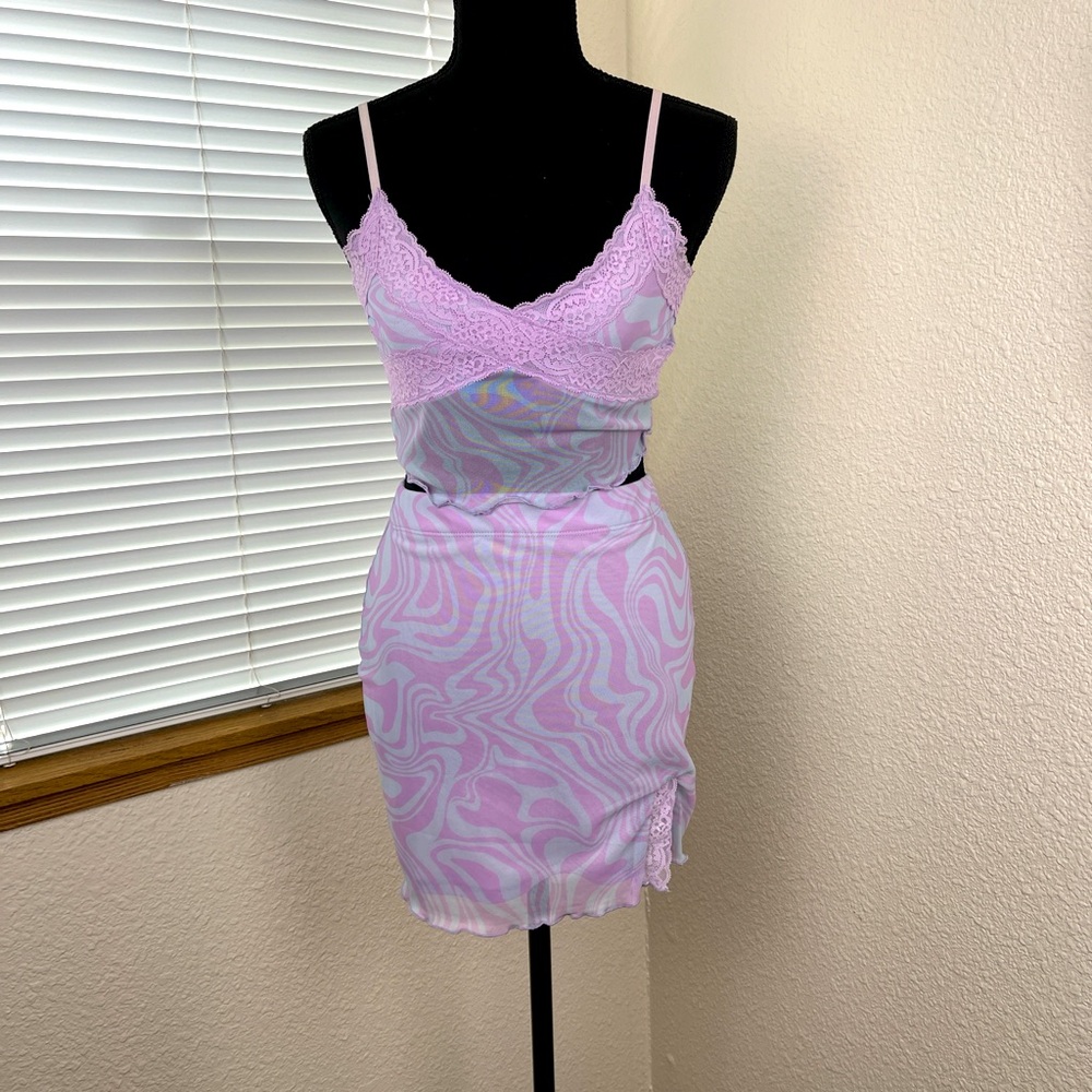 Y2K two piece party hot girl outfit!